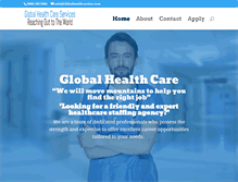 Tablet Screenshot of globalhealthcareinc.com